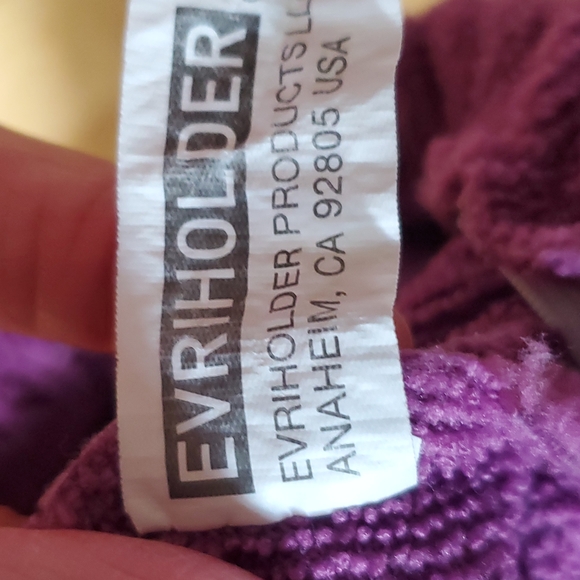 Cute purple kitty after bath cap - Picture 3 of 3